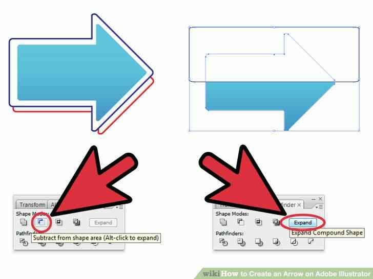 Image intitulée Créer une Flèche sur Adobe Illustrator Étape 9